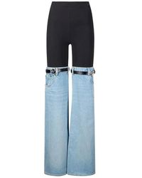 Coperni - Jeans ,Blauw ,Katoen Straight Leg Jeans - Lyst