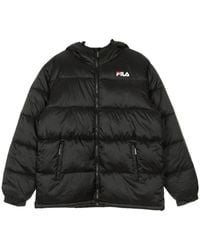 Fila - Scooter-Pufferjack Voor Zwart Iris/Echt Rood/Helderwit - Lyst