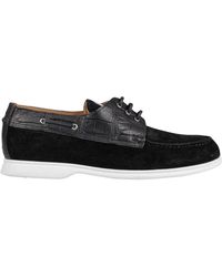Kiton - Leren Loafer Met Krokodillenleren Inzetstukken - Lyst
