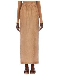 Max Mara - Rokken ,Bruin Brons Rok Elegant Stijl - Lyst