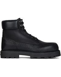 Givenchy - Schwarze stiefel mit gepolstertem schaftrand - Lyst