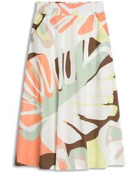 Cinque - Printed Midi Skirt - Lyst