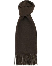 Agnona - Seidencashmere Schal Mit Fransen - Lyst