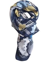 KENZO - Mehrfarbige Pashmina Stola Modal-Mischung - Lyst