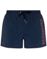 DSquared² - Badmode ,Blauw ,Polyester Marineblauwe Zwemkleding - Lyst