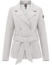 Colmar - Kurzer Softshell-Trenchcoat Mit Gürtel - Lyst
