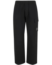 C.P. Company - Diagonal Raised Fleece Cargo Sweatpants - Lyst