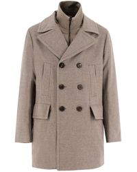 DUNO - Double-Breasted Coats - Lyst