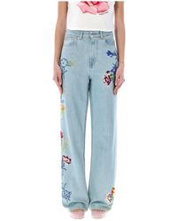 KENZO - Loose-Fit Jeans - Lyst