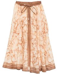 Zimmermann - Midi Skirts - Lyst