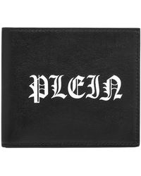 Philipp Plein - Accessoires ,Zwart ,Leer French Wallet Gothic - Lyst
