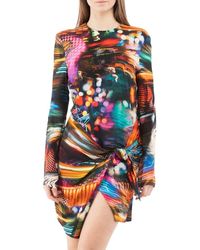 Moschino - Kleedjes ,Veelkleurig ,Viscose Korte Jurk - Lyst
