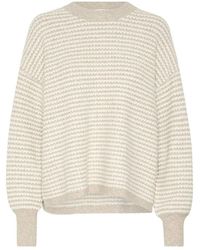 Kaffe - Round-Neck Knitwear - Lyst