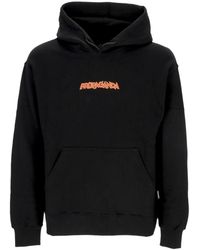 Propaganda - Zwarte Melt Hoodie Met Kangoeroezak - Lyst
