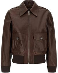 A.P.C. - Leather Jackets - Lyst