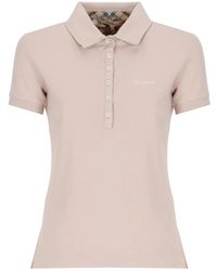 Barbour - Tops ,Roze ,Katoen Portsdown Polo Shirt - Lyst