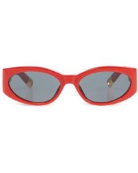 Jacquemus - Accessoires ,Rood ,Zonnebrillen - Lyst