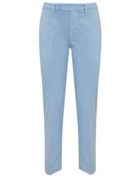 Re-hash - Pantaloni skinny in cotone blu - Lyst