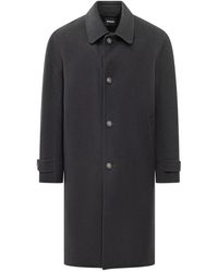 BOSS - Jassen ,Grijs ,Wol C-Clark Df-264F Jas - Lyst