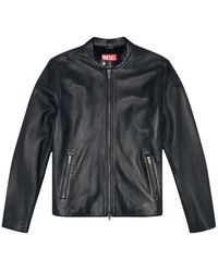 DIESEL - Leather Jackets - Lyst