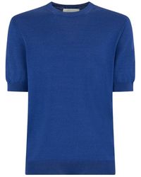 Ballantyne - Seide baumwolle t-shirt elegantes design regular fit - Lyst