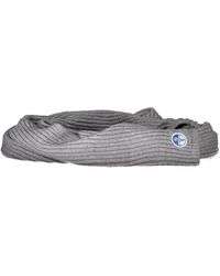 North Sails - Grauer Herrenschal Mit Logoaufdruck - Lyst