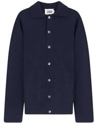 Alpha Industries - Truien & Vesten ,Blauw ,Button Collar Cardigan - Lyst