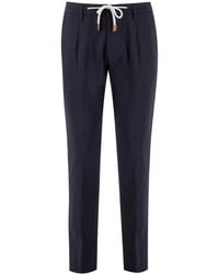 Eleventy - Slim-Fit Trousers - Lyst