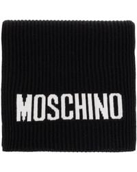 Moschino - Sjaal Met Logo - Lyst