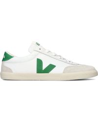 Veja - Volley sneakers weiß grün - Lyst
