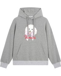 Fiorucci - Hoodies & Sweatvesten ,Grijs ,Relaxed-Fit Hoodie - Lyst