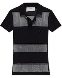 Coperni - Tops ,Zwart ,Katoen Polo Met Logo - Lyst