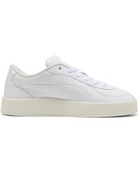 PUMA - Schoenen ,Wit ,Witte Luxe Sneakers Voor Vrouwen - Lyst