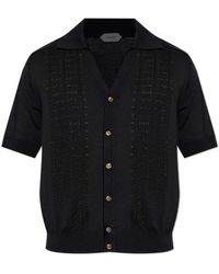 Versace - Kort Cardigan Met Mouwen - Lyst