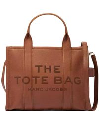 Marc Jacobs - Lederne mittelgroße tote tasche,argan oil 212 leder tote tasche - Lyst
