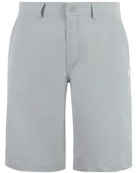 K-Way - Polyester Shorts Met Logopatch - Lyst
