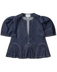 Munthe - Overhemden ,Blauw ,Blouses - Lyst