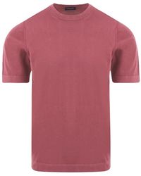Drumohr - Tops ,Roze ,Roze T-Shirt En Polo Collectie - Lyst