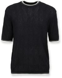 Laneus - Gebreid T-Shirt - Lyst