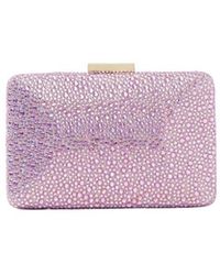 TWENTYFOUR - Strass Clutch Mit Kette - Lyst