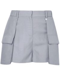Liu Jo - Cargo shorts mit maxi-taschen - Lyst