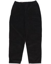 Vans - Broeken ,Zwart ,Katoen Zwarte Acid Wash Baggy Tapered Broek - Lyst