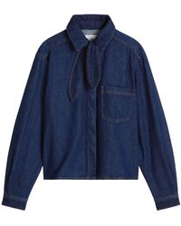 Marc O' Polo - Jassen ,Blauw ,Denim Denim Blouse Boxy Fit - Lyst