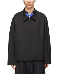 Y-3 - Jassen ,Zwart ,Wol Wool Tailored Blouson - Lyst