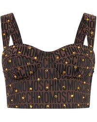 Moschino - Sleeveless Tops - Lyst