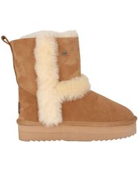 Warmbat - Gefütterter kangaroo stiefel - braun - Lyst