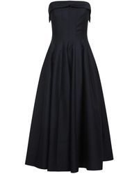 Alberta Ferretti - Luxuriöses Schwarzes Kleid Aw25 - Lyst