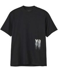 Y-3 - Sportliches t-shirt mit kurzen ärmeln - Lyst