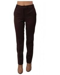 Marella - Broeken ,Bruin ,Wol Motrice Broek - Lyst