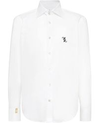 Billionaire - Lässiges Blaues Hemd - Lyst